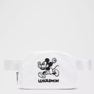 SOLD OUT Disney x Lululemon 1L White Mickey Mouse Belt Bag